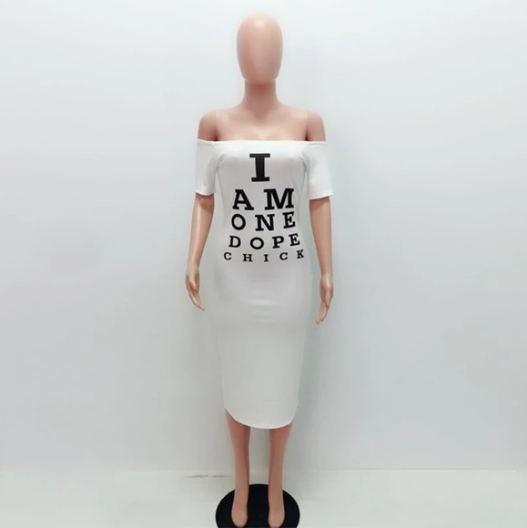 RESTOCKED - New XL NYC Casual Off-Shoulder Dress - Picture 3 of 6